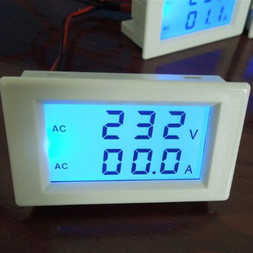 AV液晶LCD双表 数显数字电压电流双显示 交流电压表电流表 AC表头