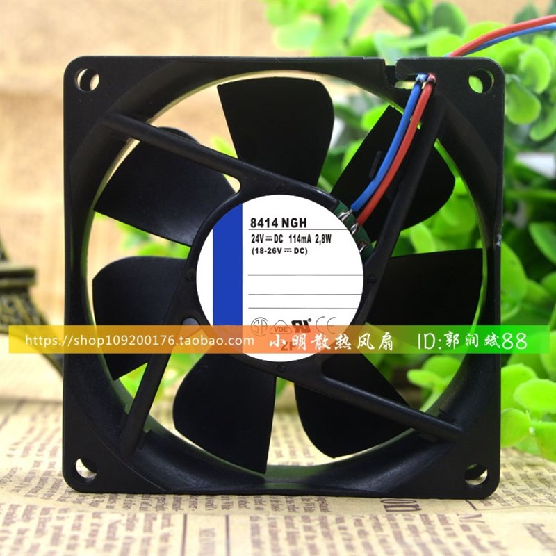 24V 8025散热风扇TYP 8414HR/NGH/NGM/NH/NHR 8414N/2G