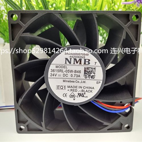 全新NMB风扇3615RL-05W-B46 24V 0.73A 9238 ACS880变频器风机