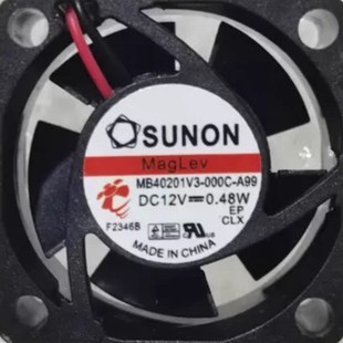 12V 全新SUNON建准4020散热风扇4厘米 A99 000C 0.48W MB40201V3