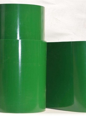 绿色PVC光面哑光输送带 工业流水线轻型耐磨机械输送平带传动带