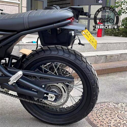 适用于高金500后牌照支架 GK500机车短尾支架牌照灯 车牌托架