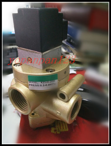 K23JD-20W二位三通截止式电磁阀换向阀K23JD-15W/8/10 25DC24V