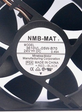 3610VL-05W-B70/B79 原装NMB 9025 24V 0.49A 9厘米 高端设备风扇