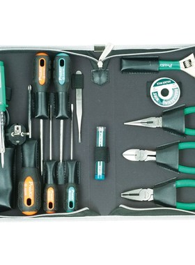 台湾宝工PK-2086B 14件电工电子工具套装家庭常用工具组PROKITS
