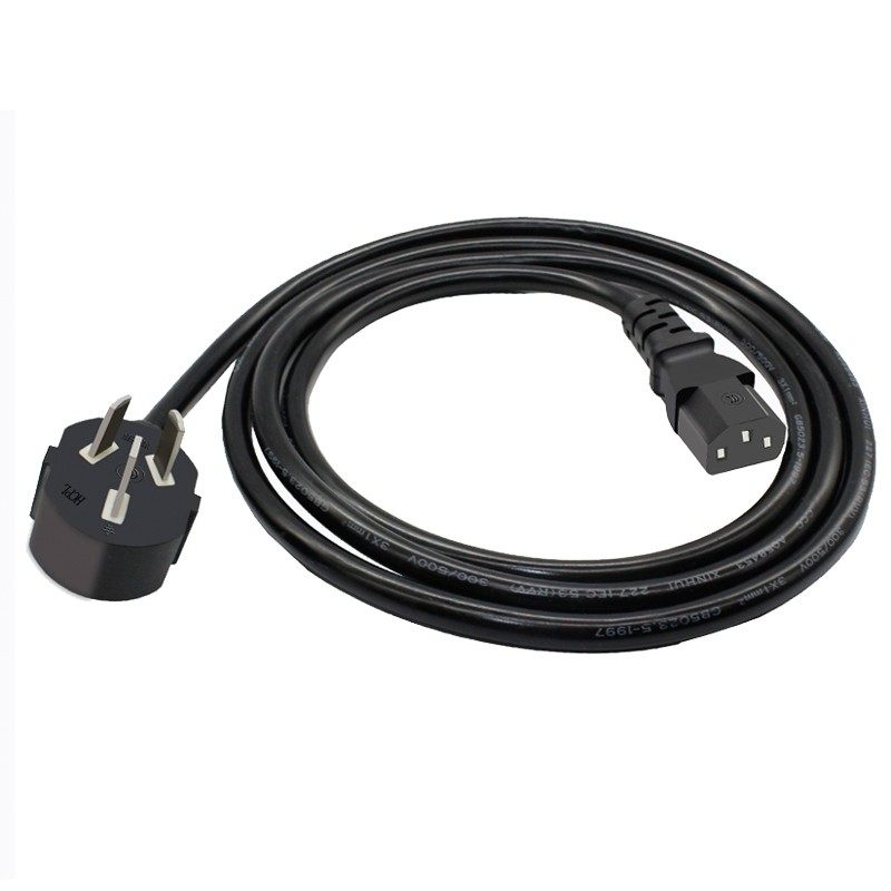 3C认证国标电脑主机电饭煲显示器电视带线插头10A250V电源线三孔