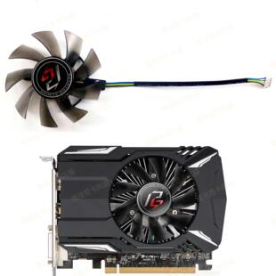 ASROCK华擎 RX550 560 幻影Phantom Gaming显卡散热风扇T128015SH