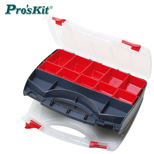 台湾宝工SB-3428SB 多功能耐摔双面开零件盒螺丝工具盒鱼饵收纳盒