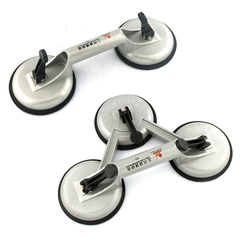 威力狮工具 二爪三爪铝合金玻璃吸盘 瓷砖吸盘 提吸防静电地板用