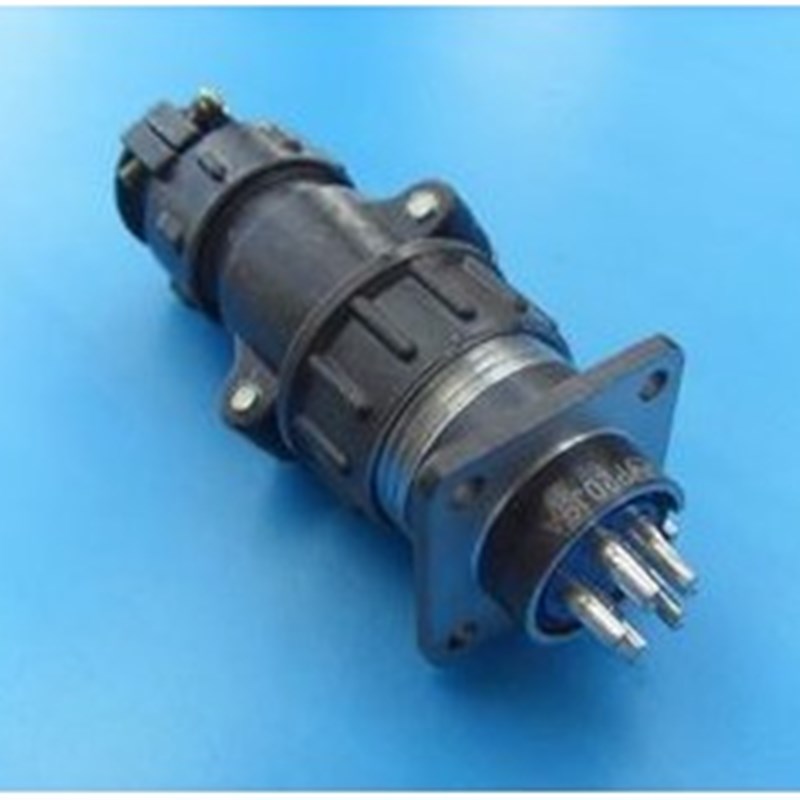 航空插头P28-4芯 6芯 7芯大电流连接器接插件28mm工业插头插座