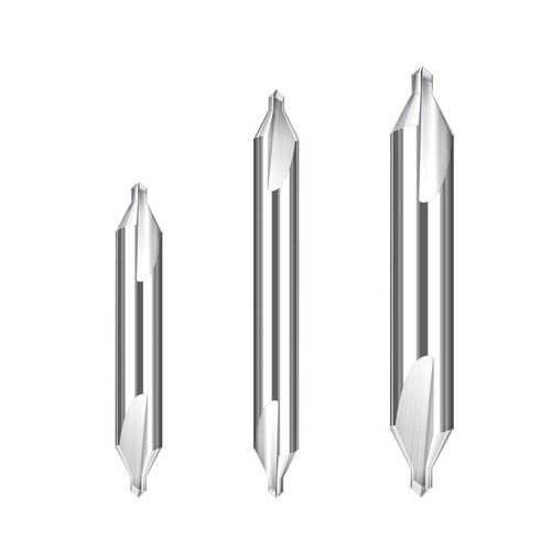 整体硬质合金钨钢中心钻头双头定点钻60度加长A型加硬钢用定心钻