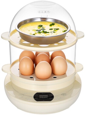 蒸蛋器可预约定时煮蛋器定时预约自动断电家用早餐U机小蒸锅鸡蛋