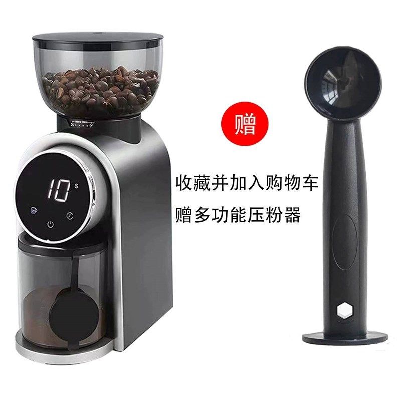 咖啡机商用磨豆机意式电动磨豆机咖啡豆研F磨机手冲粗细110V220V