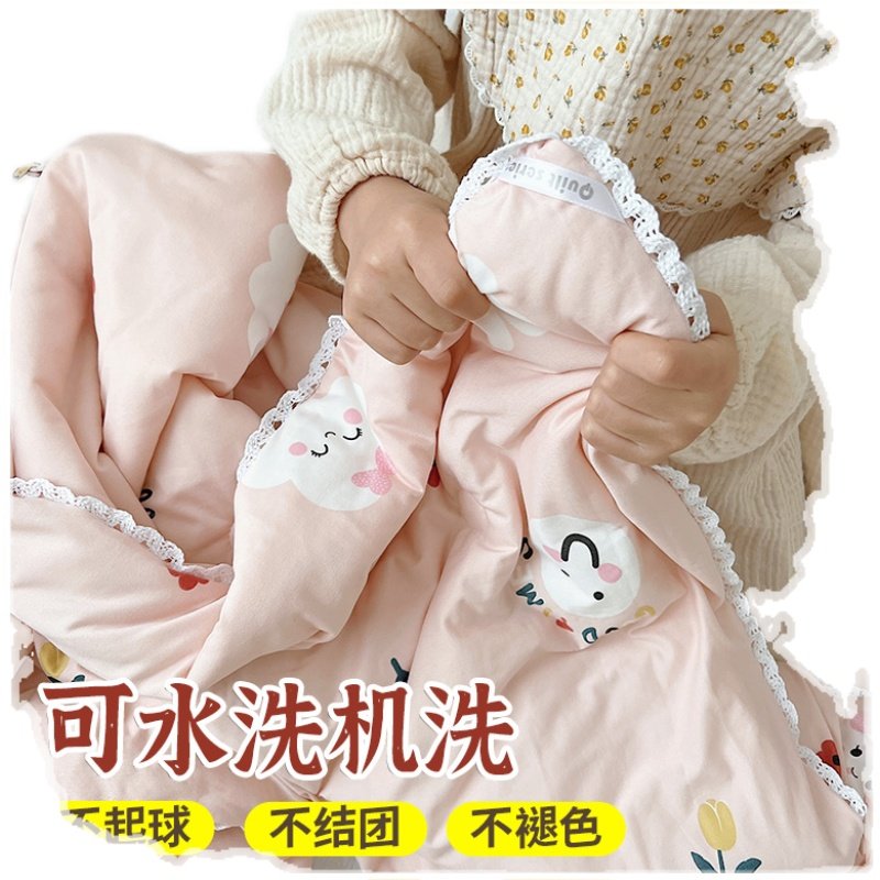 A类儿童被子夏凉被宝宝春秋w冬被子可机洗幼儿园午睡小被子空调被
