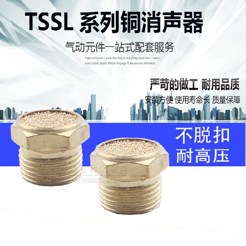 PSV气动接头电磁阀消音器