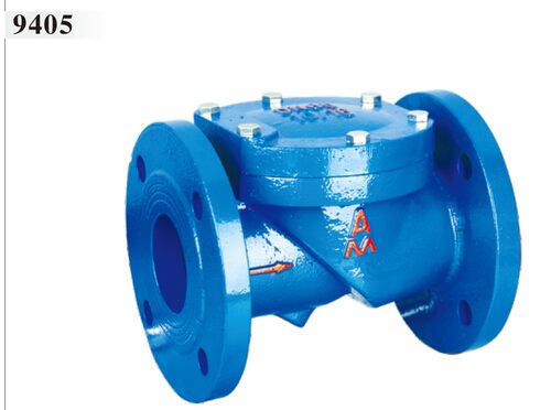 正品埃美柯软密封单向阀H44X-16铸铁橡胶瓣止回阀9405 DN50-200