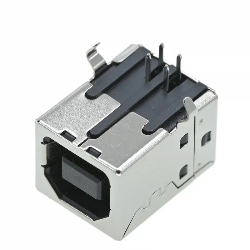 黑胶 方口  D型母座接口 打印机插座 90度弯针 打印线用USB母头,农用物资,苗木固定器/支撑器,淘宝优惠券,粉丝福利购,淘宝优惠卷