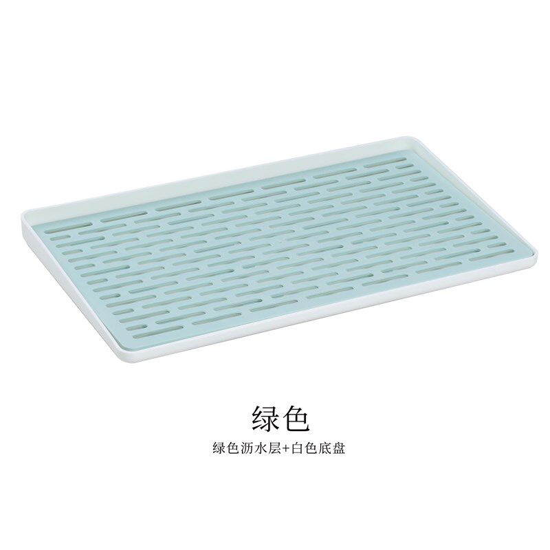 家用沥水盘置杯盘多用途托盘放杯子杯盘茶杯滴水厨W房长方形水杯