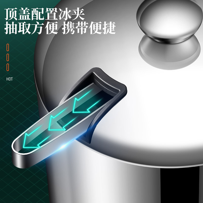 304不锈钢冰桶商用冰镇啤酒桶超长保冷红酒香槟桶冷藏.冰块储存桶