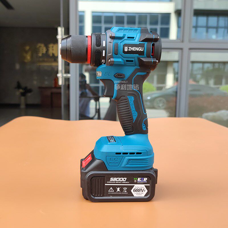 锂电地钻机打洞挖坑机农用种植充电式钻孔打M桩机电动小型单人打