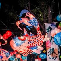 手持巡游灯笼非遗花灯汉服鱼舞蹈道具大型锦鲤鱼灯古风中秋节演出