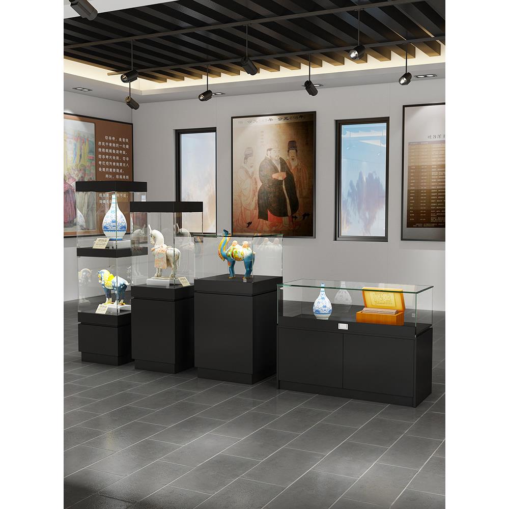 玻璃展示柜古董瓷器奇石雕像柜展览柜展台博物馆文物展柜珠宝柜台