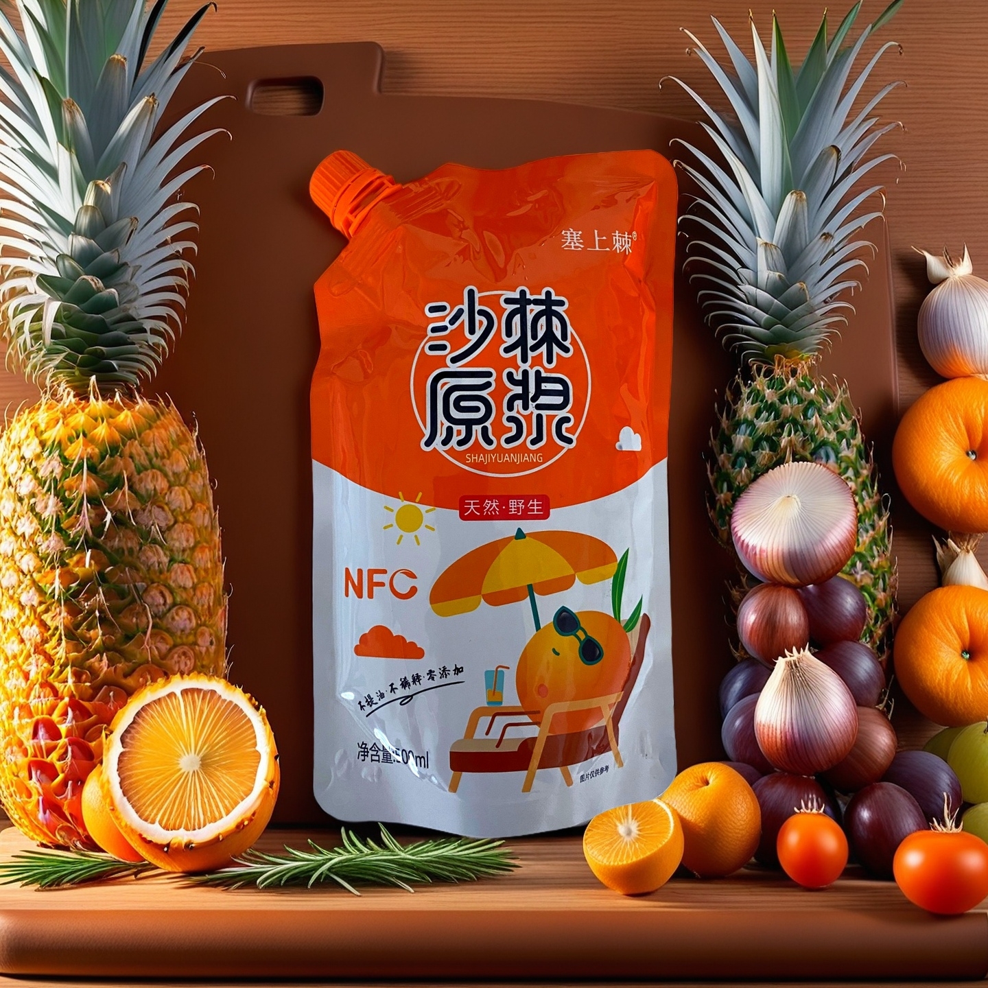 山西特产沙棘原浆纯沙棘汁100%原汁营养即饮