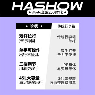 哈秀遛娃行李箱a1儿童可坐人宝宝A神器小孩溜溜箱可登机20寸拉杆