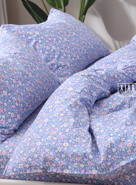 秋冬被套单件田园风小清新双人被罩20C0x230x240单人1.5米少女