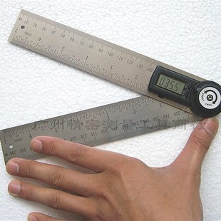 电子数显角度尺高精度万用尺子多功能木工90工业量角器测量仪角尺