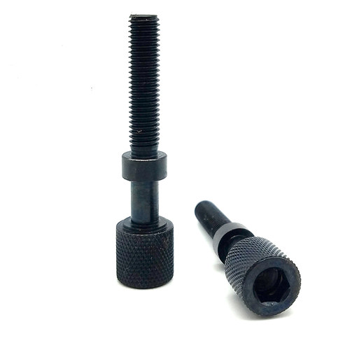 AJKTNF4/5/6/8/10/12细牙螺纹调整螺栓内六角滚花旋钮型调节TBD78