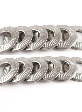 304不锈钢法式防松垫圈SKM4/5/6--M30 直纹单面齿防滑平垫