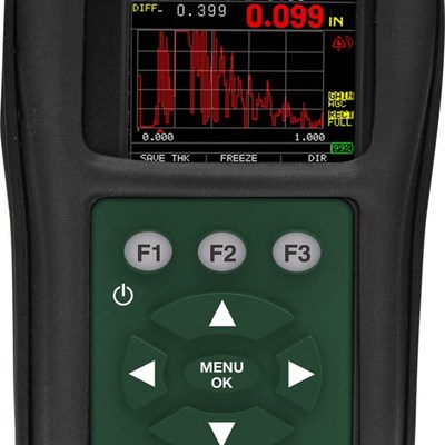 Extech TKG250 数字超声波厚度计/数据记录仪,带彩色波形。