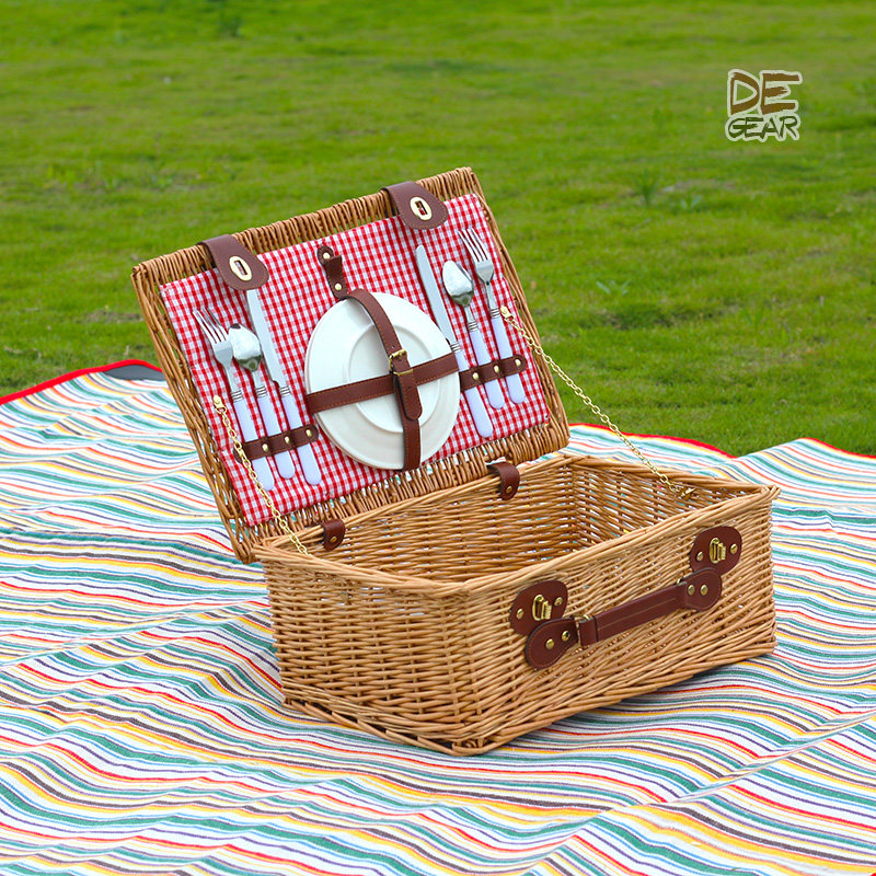 户外野餐收纳篮草编藤编野餐篮水果篮收纳筐带盖餐兰子带餐具,工业油品/胶粘/化学/实验室用品,马弗炉/电阻炉/实验炉,淘宝优惠券,粉丝福利购,淘宝优惠卷