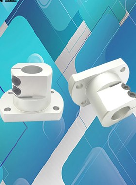 导向轴支座底座用支座法兰型开口型光轴支撑座轴承座RBT06/CLSAM