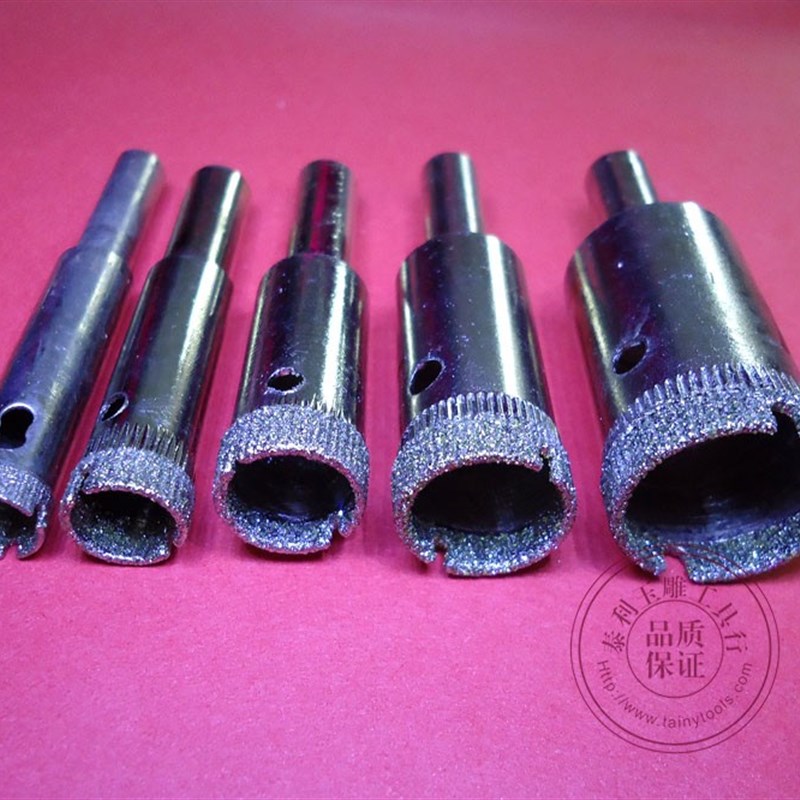 粗砂27-50mm金刚石玻璃钻/玉石玻璃陶瓷开孔器/吸筒/0.5元/mm