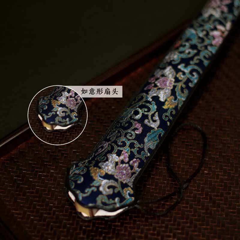 扇子扇袋明式提篮包装扇套手工扇z包9寸10寸男扇套折扇布袋保护套
