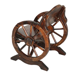 阳台户外庭d院木制酒吧桌椅椅子茶几组合花园碳化实木单人车轮桌