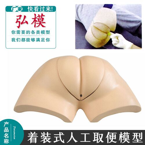 高级着装式人工取便训p练模型护理培训可穿戴式模拟取便过程模具