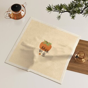 茶盘盖巾茶具果盘小尺寸盖布茶台装饰盖巾小N家电正方形多用遮尘