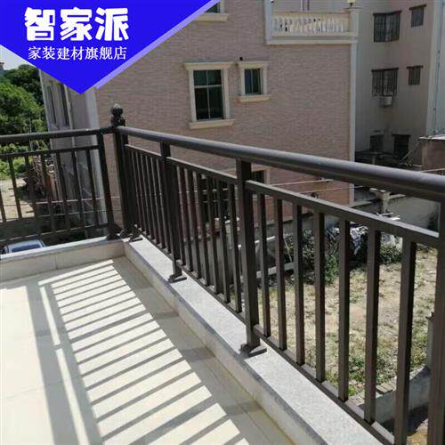 智台派 楼顶阳台护栏手家扶露栏杆室外镀K锌围栏阁楼家用楼梯防护