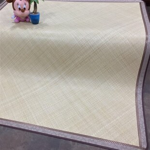 安吉夏天碳化手工竹席凉席1.5z头层青水竹凉席1.8米手编镜面老篾