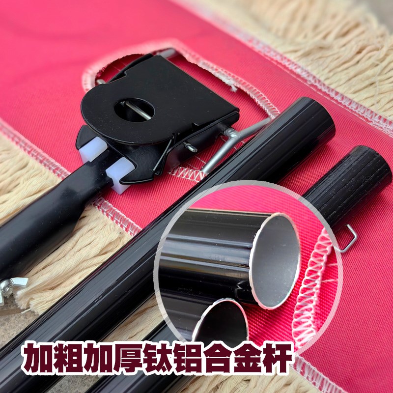 加长杆尘推拖把i排拖阳光房玻璃棚光伏板清洗大面积排拖墩布商用