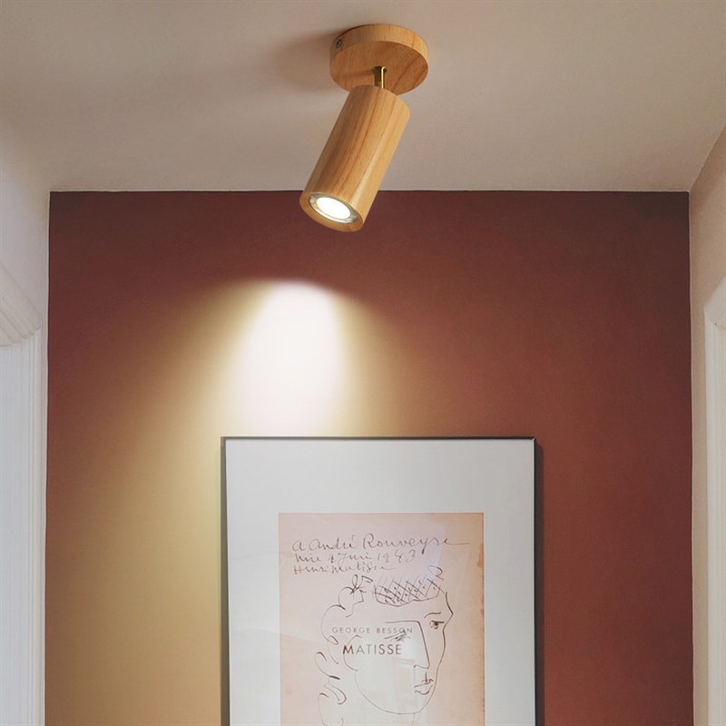 轨道灯LED射灯现代中式客厅无主灯新中式卧室书房长条射灯98375
