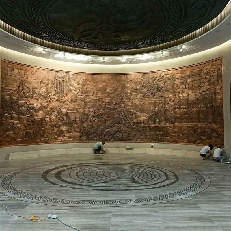 大型仿铜玻璃钢浮雕户外雕塑浮雕室外景区广场校园文X化背景墙浮