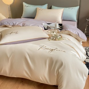 60支被套单件100全棉1o.5米单双人宿舍150x200x230被罩220x240