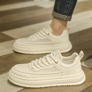 板鞋男士夏季薄款男n鞋网面透气休闲鞋子男款单网高级感软底小白