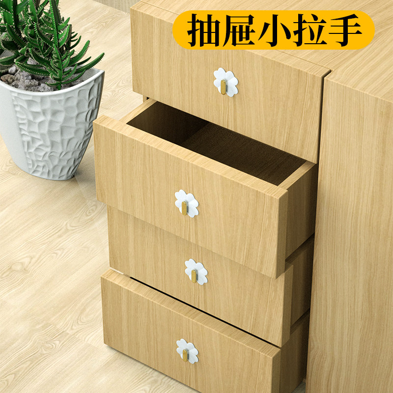 门拉手免打孔自粘贴式现代简约玻璃门吸盘衣柜抽屉U橱柜子把手手图片