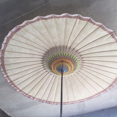油纸伞超大d户外庭院伞装饰休闲沙滩伞太阳伞弄堂记忆舞蹈道具伞