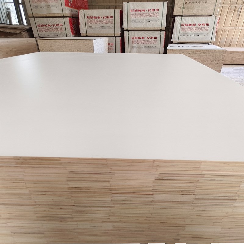 双面生态板d橱柜浴E0级 实木多层板免漆板纯色室柜用板 工程装修